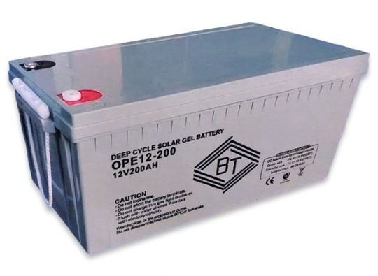 Gel battery-BT 12v 200AH-Deep cycle Solar